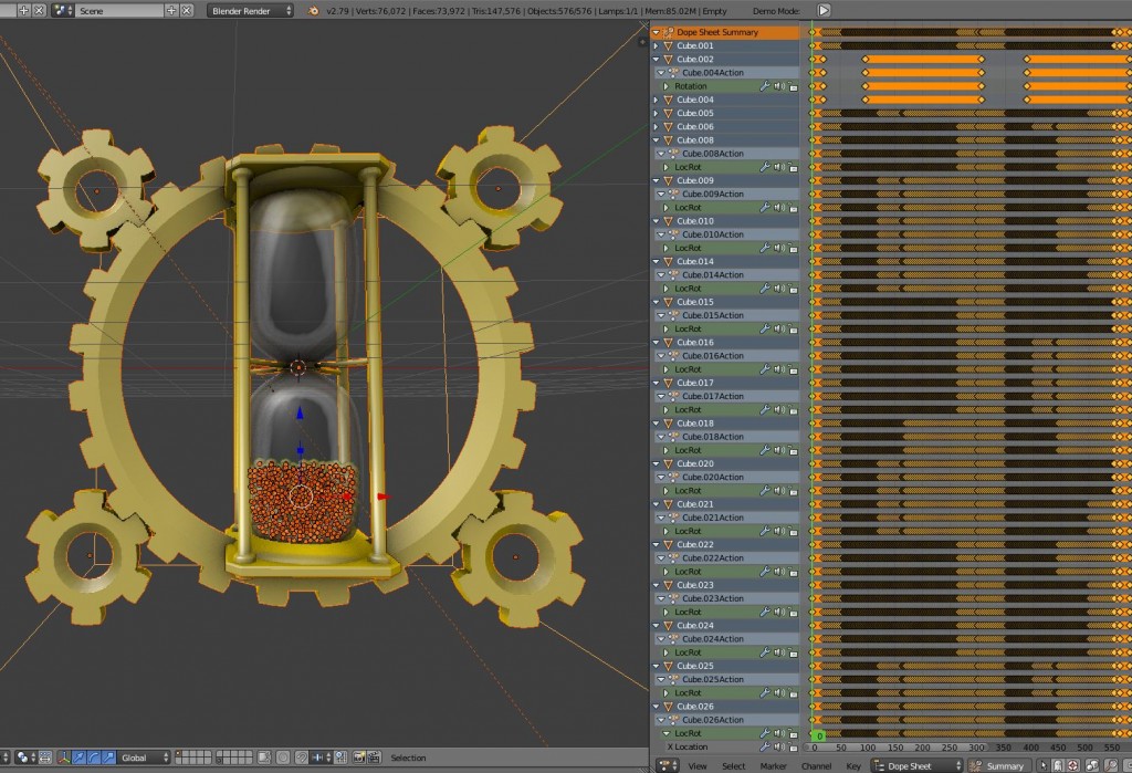 Hourglass Clockwork Animation preview image 1